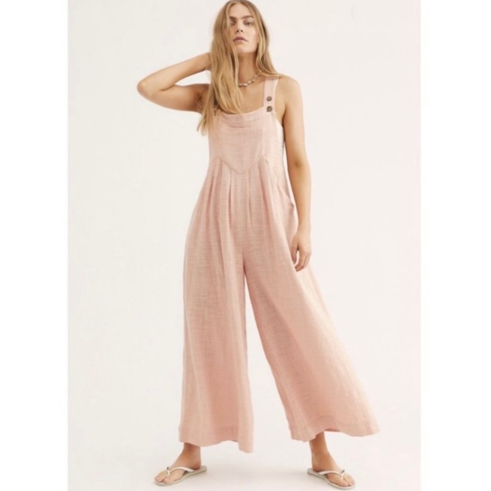 NWT Free People Sun-Drenched Overalls jumper